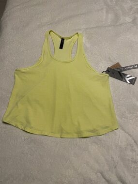 Yellow Racerback Tank Top